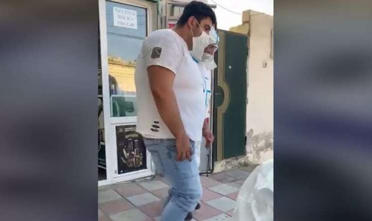 Bakıda koronavirus xəstəsi karantini pozdu -   VİDEO