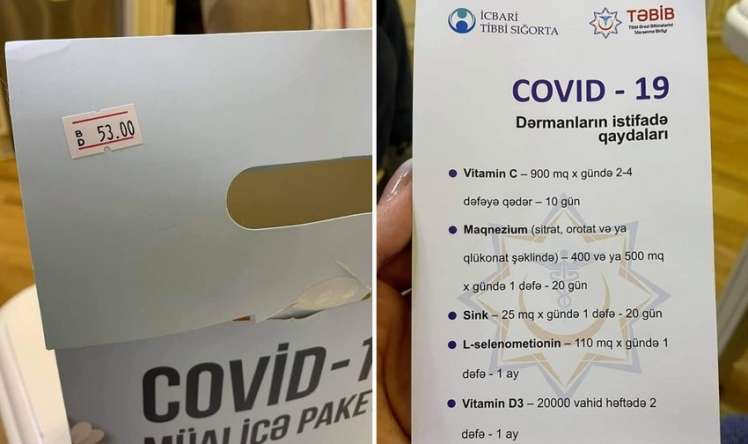 COVID-19 müalicə paketi 53 manata satılır? -  RƏSMİ CAVAB  