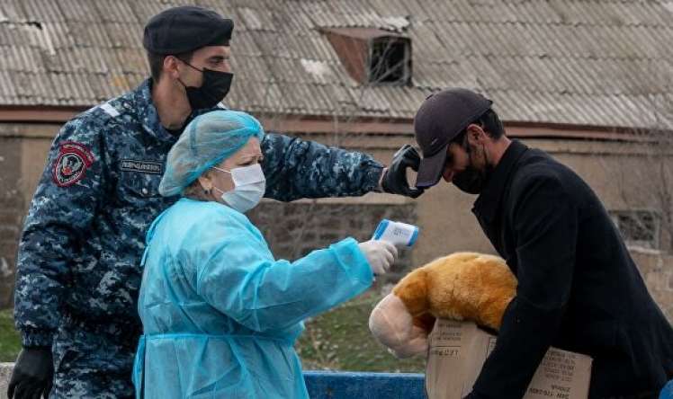 240 ermənidə koronavirus aşkarlandı  