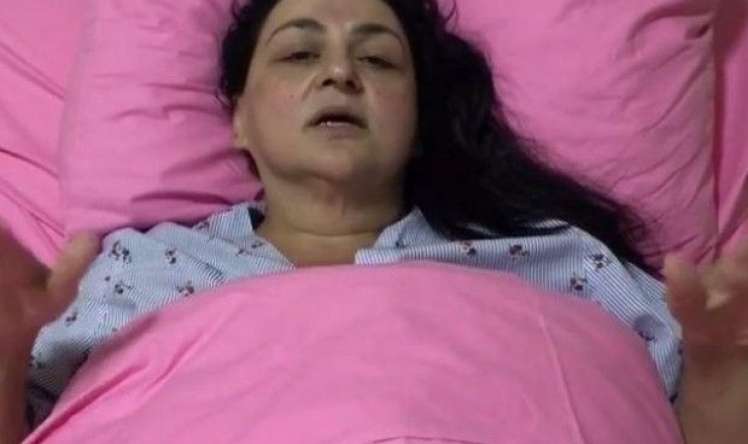 "Toppuş bacı" yenidən xəstəxanaya yerləşdirildi -  FOTO