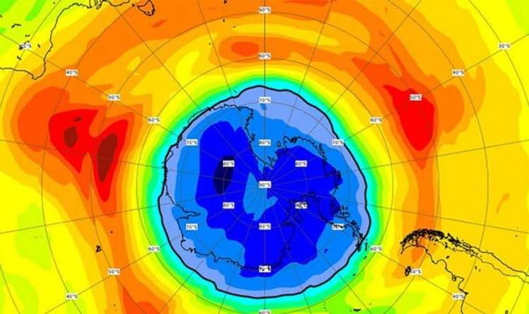 Ozon dəliyi 1 həftə ərzində rekord həddə böyüdü     -  Yer kürəsi təhlükədə: 