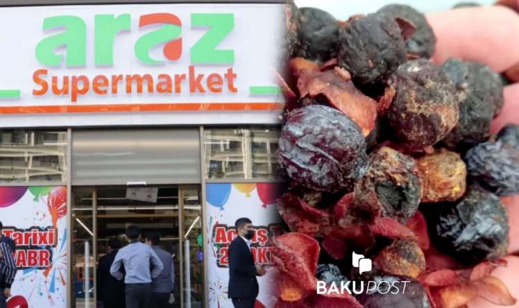 Araz marketdə Novruz “sürprizi”  - Kifli, çürük xurmaları necə yeyək? - FOTO