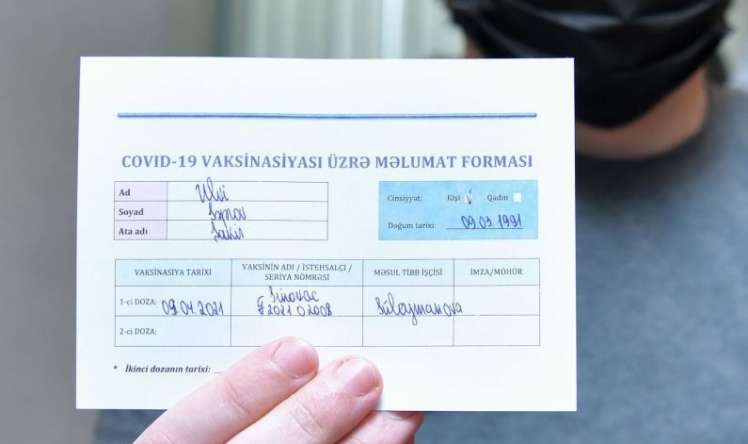Azərbaycanda vaksin pasportları ləğv edilir  - Tarix açıqlandı