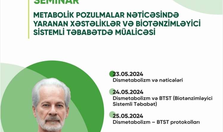  İnteqrativ Təbabət üzrə tanınmış mütəxəssisin    Bakıda seminarı 