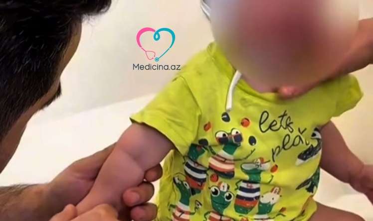 10 aylıq körpənin masaj zamanı qolları sındırıldı -  VİDEO