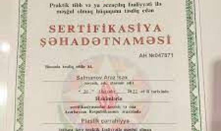 Sertifikasiyadan keçməyən həkimlərlə bağlı yeni qərar gözlənilir 