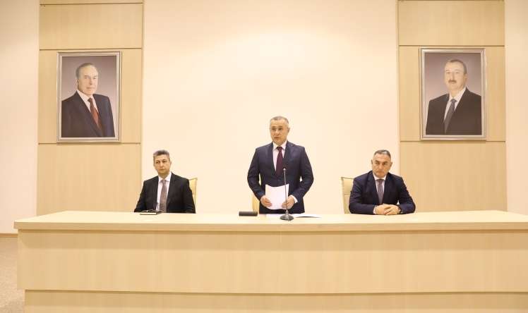 Səhiyyə naziri yeni rektoru kollektivə təqdim etdi -  FOTO