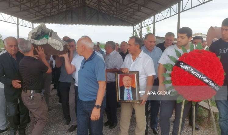 Vidadi Babanlı dəfn edildi -  FOTO