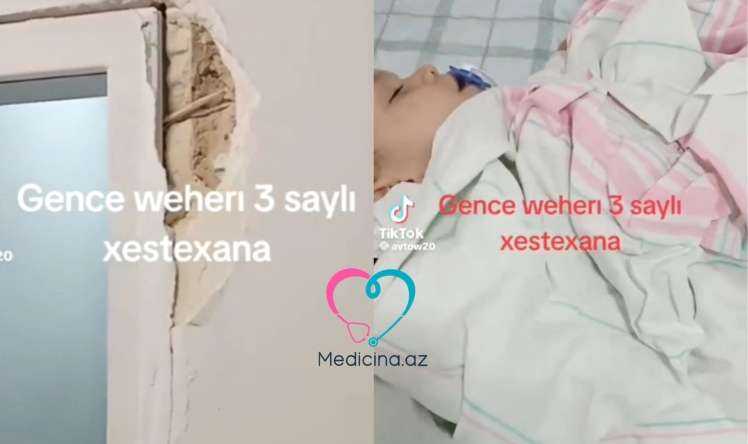 Azyaşlıya kömək edən yoxdur, xəstəxana "uçur" -  Gəncə xəstəxanasından şikayət - VİDEO
