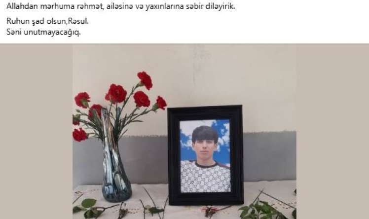 Azərbaycanda 11-ci sinif şagirdi vəfat etdi 