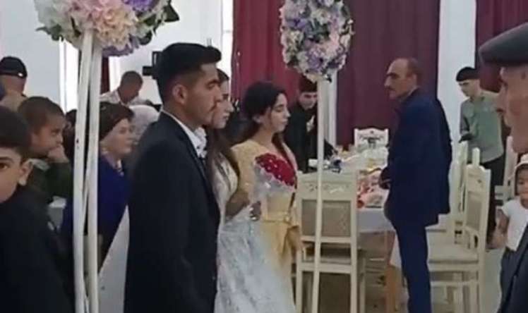 Əfsanənin yasa dönən toyundan görüntülər -  VİDEO