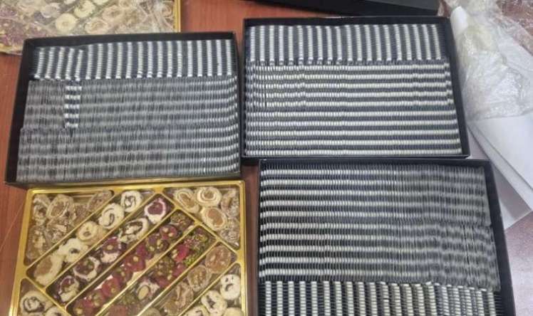 Şirniyyat qutularında dərman tapıldı –  Gömrükdə əməliyyat