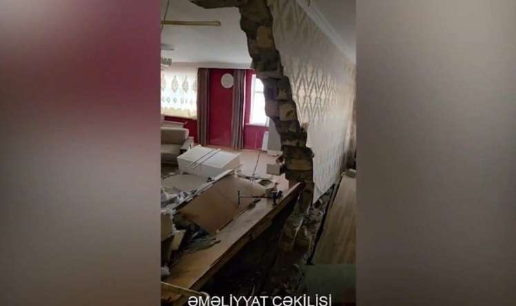 Goranboyda bina çökdü -  Yaralananların son durumu - FOTO
