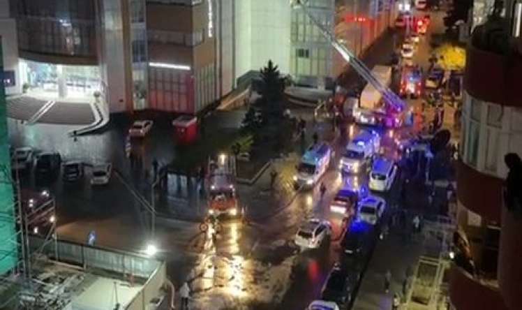 Məlhəm hospital yanır -  VİDEO