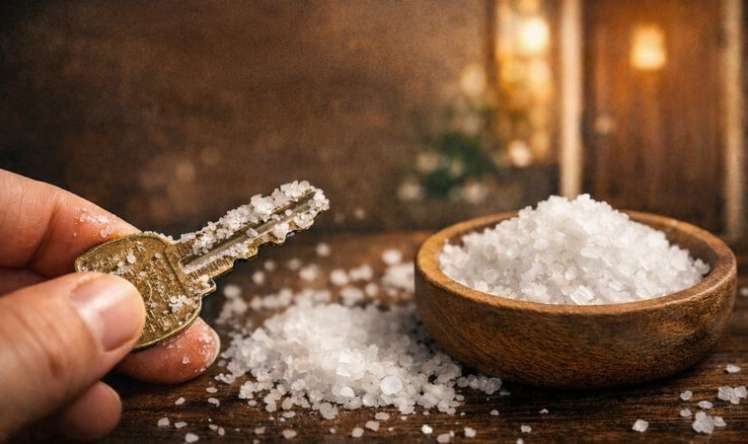 Ev açarını duzla ovuşdurun -  Səbəbi