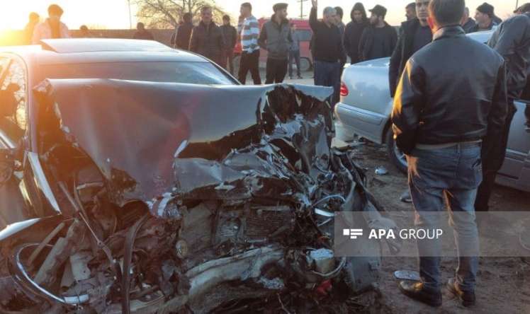 Salyanda dəhşətli yol qəzası 