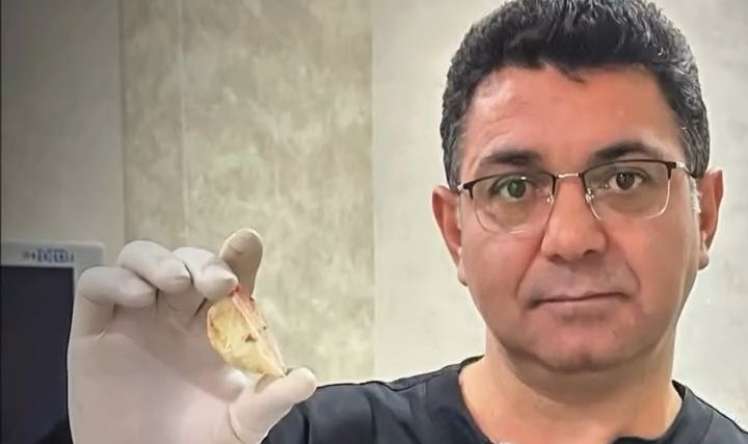 Bakıda xəstə "Rexona" qapağı uddu -  VİDEO