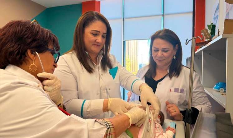 Füzulidə qadınlar və yenidoğulmuşlar üçün səyyar tibbi aksiya -  FOTO