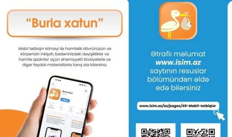 Azərbaycanda hamilələr üçün  “Burla xatun” tətbiqi yaradıldı