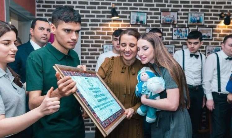 Alena Əliyeva Auitizm Mərkəzində -  FOTO