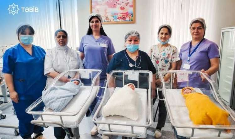 Lənkəranda  ana üçən dünyaya gətirdi 