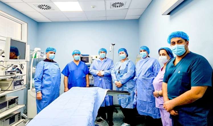 Mərkəzi Neftçilər Xəstəxanasında yeni əməliyyatxana istifadəyə verildi -  FOTO