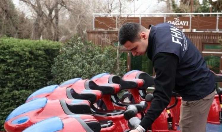 Bayramla əlaqədar attraksionlara nəzarət  gücləndirildi