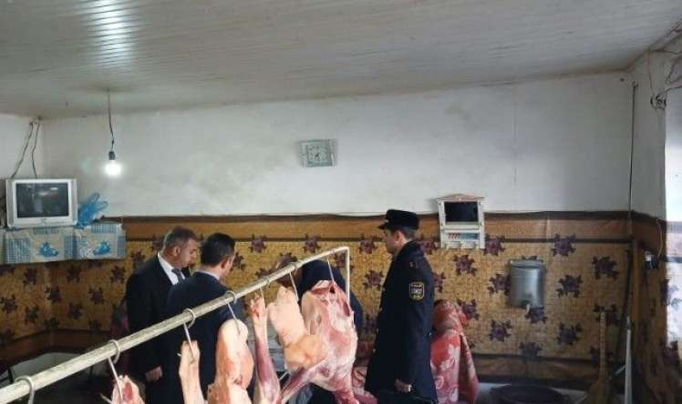 Daşkəsəndə ət satışı ilə bağlı monitorinq keçirildi -  FOTO