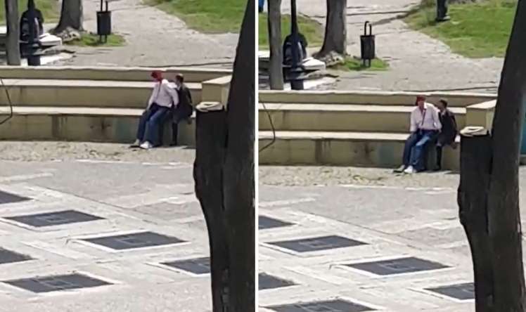 Şəhərin mərkəzində qeyri-etik  görüntülər