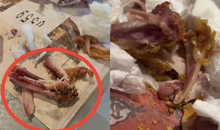 KFC müştərilərə qanlı toyuq satır? -  FOTO