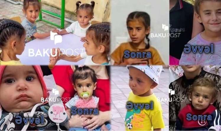 Sığınacaqda uşaqların  görüntüsü dəhşətə gətirdi - Aclıqdan anoreksiya olublar? - Fotolar