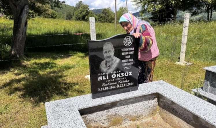 Hər gün qəbiristanlığa gedir -  Əri və oğlunu ziyarət edir-FOTO