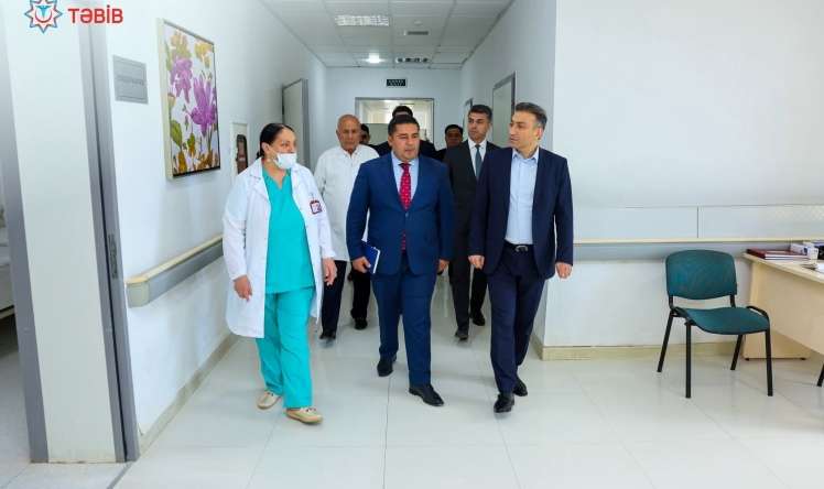 Anar Bayramov Qarabağdakı tibb müəssisələrinə baxış keçirdi -  FOTO