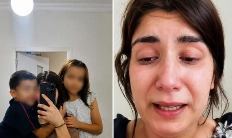 Uşaqları əlindən alınan ana övladlarına qovuşdu 