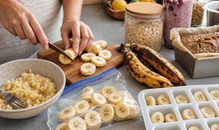 Çox yetişmiş bananı belə saxlayın 